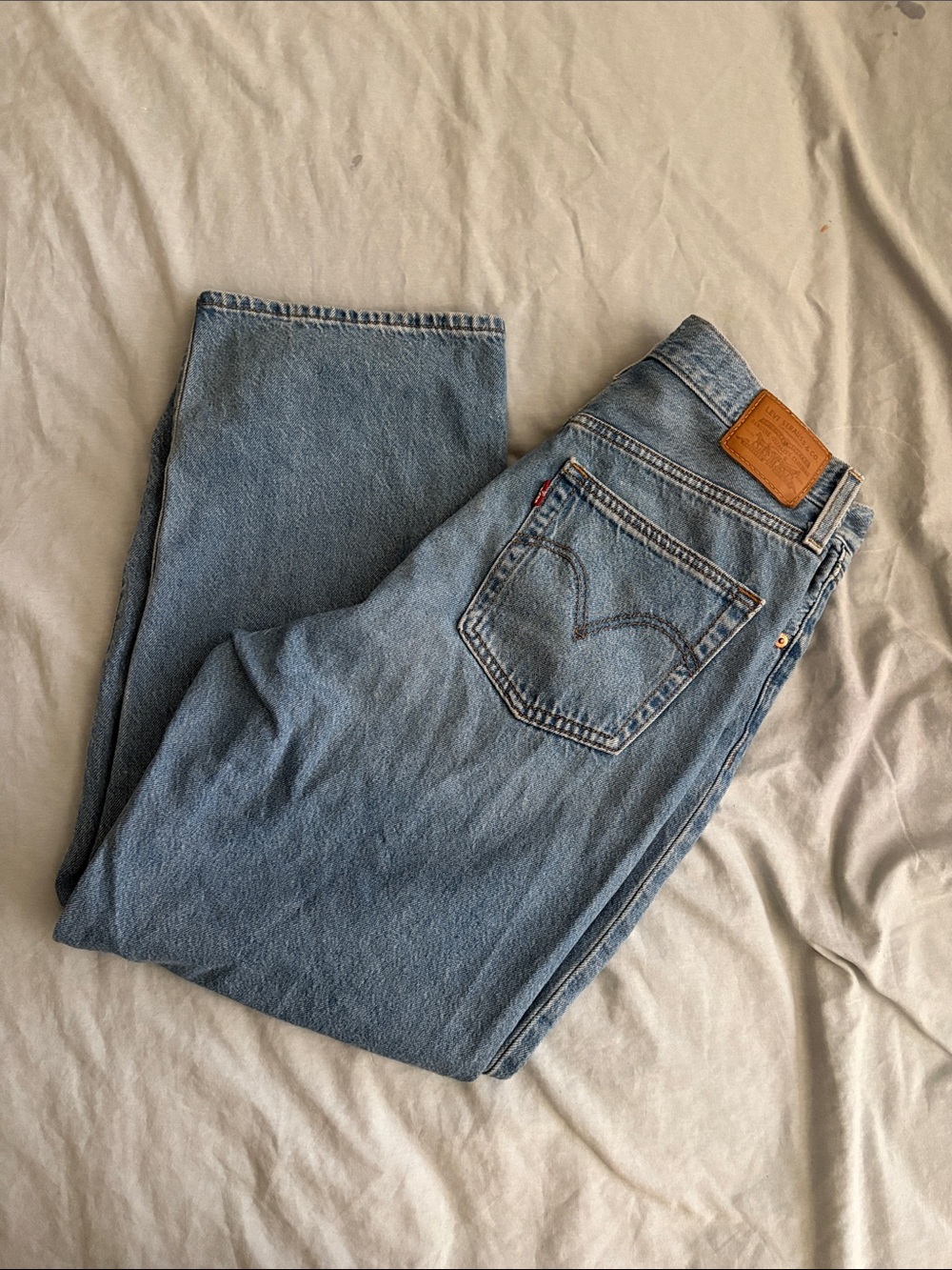 Levi's Light Blue Straight Leg Jeans